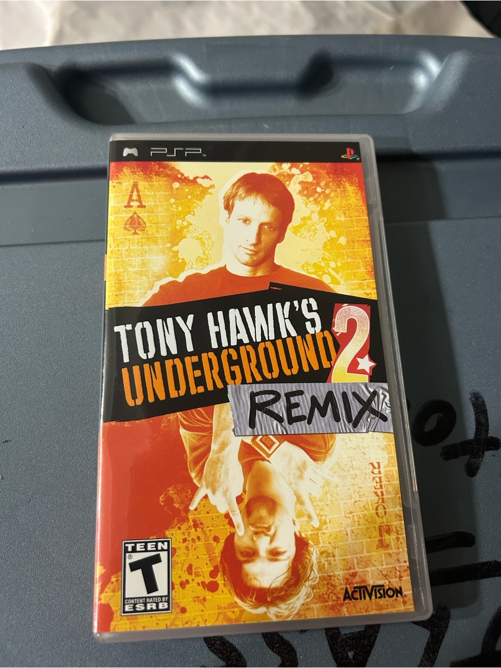 Sony PSP Tony Hawk's Underground 2 Remix Video Game - Orange Black White